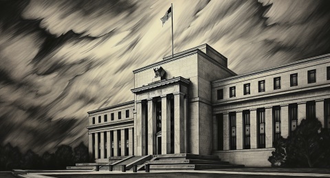 The Federal Reserve Building according to Midjourney AI